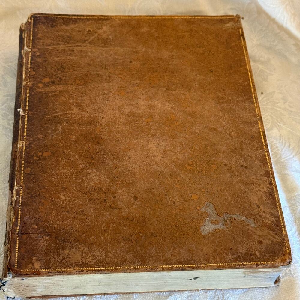 1796 Edward Gibbon Miscellaneous Works Vol II Leather Antiquarian Book